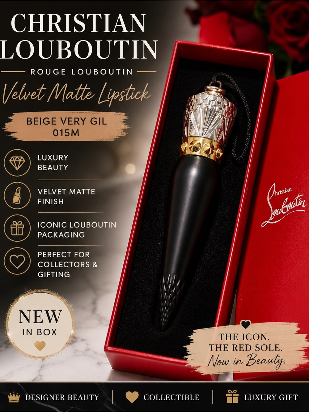 💄 Christian Louboutin Rouge Louboutin Velvet Matte Lipstick